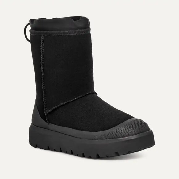 UGG Classic Short Weather Hybrid Black Mens Boots 1143992-BBLC NEW Multi Sz - Picture 3 of 4